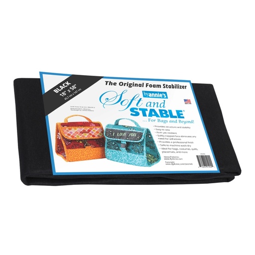 [PBASS1018] ByAnnie Soft and Stable - 18"x 58" (Black)