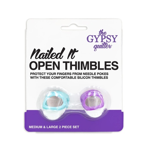 [TGQ122] The Gypsy Quilter Nailed It Open Thimble Set