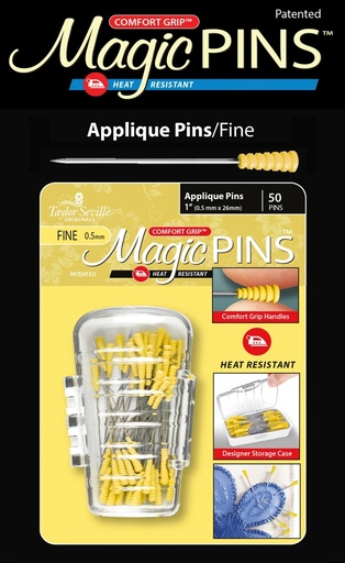 [219751] Magic Pins - Applique Fine 50pc