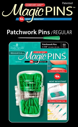 [219799] Magic Pins - Patchwork Regular 50pc