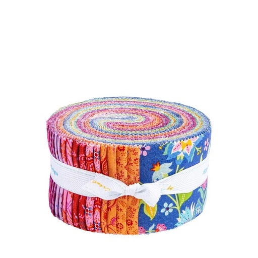 [RP-17880-40] Kipling Gardens by Lily Ashbury - 2.5" Rolie Polie 40pc