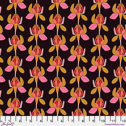 [PWKI028.LICORICE] Springtime Splendour by Kirsten Katz - Protea Majestica in Licorice