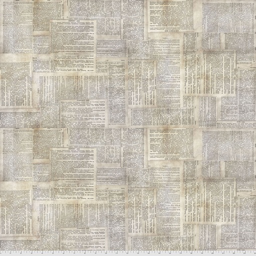[PWTH008.NEUTRAL] Eclectic Elements Foundations by Tim Holtz - Dictionary in Neutral