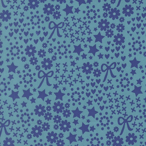 [28100 14] Makers Delight by Chrissy Lux - Doodles in Blue Chill