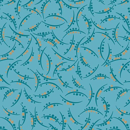 [15255M-55] Majestic Garden by Benartex - Majestic Dots in Blue