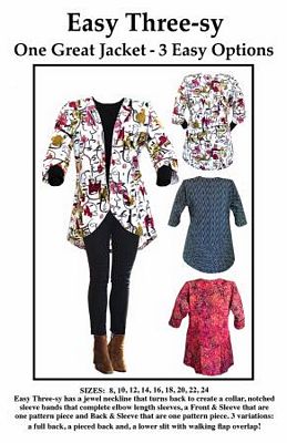[CNT2701] Easy Three-sy Jacket Pattern by Karen Nye