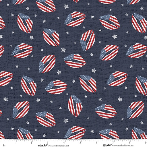 [9342-74] Stars & Stripes by Funny Girl - Americana Kiss in Midnight