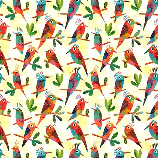[55464D-8] Animal Kingdom by Gareth Lucas - Exotic Birds in Morning Light