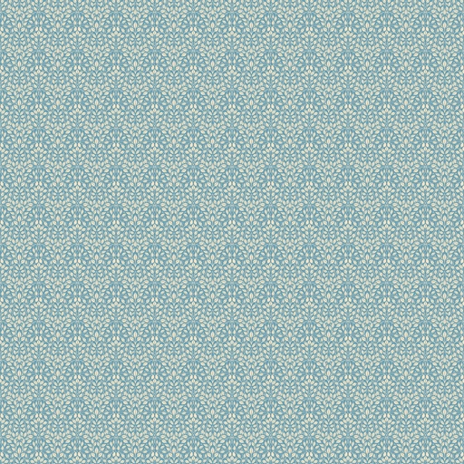 [91364-42] Bramble & Bloom by Katie O'Shea - Leaves in Blue