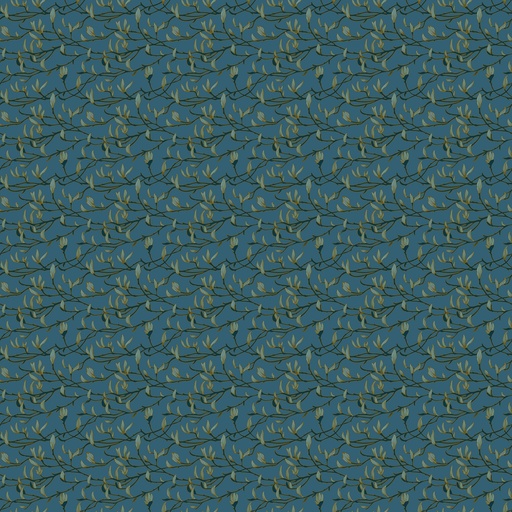 [91365-45] Bramble & Bloom by Katie O'Shea - Branches in Blue