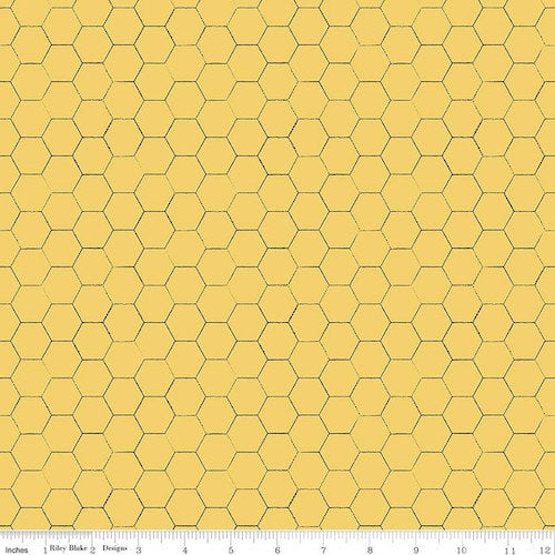 [C11704-DAISY] Honey Bee by My Minds Eye - Honeycomb in Daisy