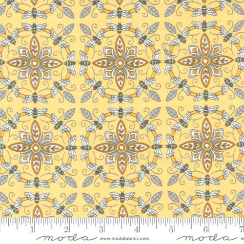 [56081 12] Honey Lavender for Moda - Bumble Bee Tiles in Honey