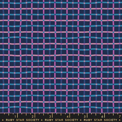 [RS6036 14] Verbena by Jen Hewett - Trellis in Navy
