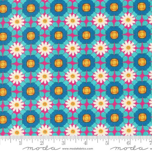 [7437 20] Vintage Soul for Moda - Daisy Chain in Peacock
