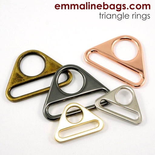 Triangle Rings - 1" (25mm) 2 Pack